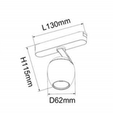 Proiector LED, Dimabil, Sina Magnetica Aplicata, Reglabil, 9W, X1-CCT, Negru