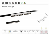 Grila LED, Sina Magnetica Aplicata, Lumina Neutra, 12W, S3, Negru