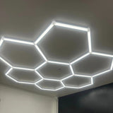 HoneyComb LED, 7 X Hexagon, Lumina Rece, 6500K, 240W