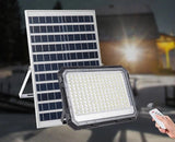 Proiector LED, cu Panou Solar si Telecomanda, Rezistent la Apa IP65, 200W