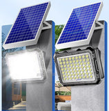 Proiector LED, cu Panou Solar si Telecomanda, Rezistent la Apa IP65, 300W