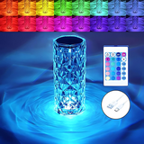 Veioza LED Decorativa Tactila Multicolora RGB Crystal Flow