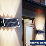 Aplica Exterior, Cu Panou Solar, Model 686030, IP65, Lumina Neutra, 8W, Negru