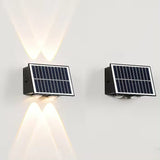 Aplica Exterior, Cu Panou Solar, Model 686020, IP65, Lumina Neutra, Negru