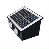 Aplica Exterior, Cu Panou Solar, Model 686020, IP65, Lumina Neutra, Negru