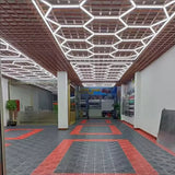 HoneyComb LED, 14 X Hexagon, Lumina Rece, 6500K, 672W