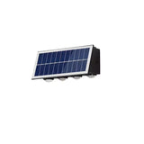 Aplica Exterior, Cu Panou Solar, Model 686030, IP65, Lumina Neutra, 8W, Negru