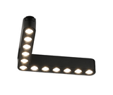 Grila LED Colt, Sina Magnetica Aplicata, Lumina Neutra, 12W, S15, Negru