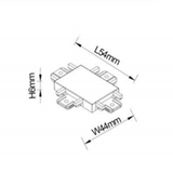 Conector Forma X, Sina Magnetica Aplicata, C5, Negru