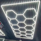 HoneyComb LED, 14 X Hexagon, Lumina Rece, 6500K, 672W