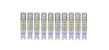 Set 10 X Becuri LED, G9, 3 Tipuri De Lumina, 3000-4000-6000K, 12W