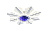 Lustra LED, Model R9018/500, cu Telecomanda, 3 Tipuri de Lumina plus Lumina RGB, Intensitate Reglabila, 138W, Alb