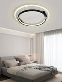 Lustra LED, Model R9053/R, Cu Telecomanda, 3 Tipuri De Lumina, Intensitate Reglabila, 102W, Negru/Alb