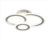 Lustra LED, Model M978-3C, cu Telecomanda, 3 Tipuri de Lumina, Intensitate Reglabila, 178W, Alb