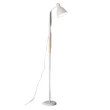 Lampadar Veioza, Model 710, Fix, Otel/Plastic/Polietilenic, Alb, Inaltime 150 cm