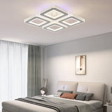 Lustra LED, Model M601-4, Cu Telecomanda, 3 Tipuri De Lumina Plus Lumina RGB, Intensitate Reglabila, 184W, Alb