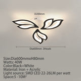 Lustra LED, Model K137-3, cu Telecomanda, 3 Tipuri de Lumina, Intensitate Reglabila, 72W, Alb