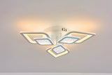 Lustra LED, Model M408-3, Cu Telecomanda, 3 Tipuri De Lumina, Intensitate Reglabila, 108W, Alb