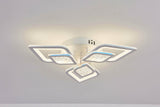 Lustra LED, Model M408-3, Cu Telecomanda, 3 Tipuri De Lumina, Intensitate Reglabila, 108W, Alb