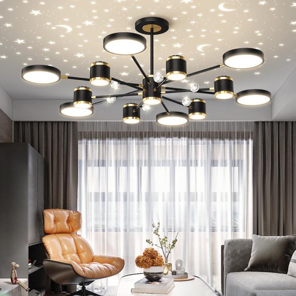 Lustra Led cu Telecomanda
