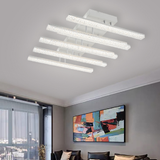 Lustra LED, Model R9050/8, Cu Telecomanda, 3 Tipuri De Lumina, Intensitate Reglabila, 224W, Alb