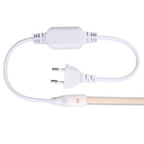 Banda LED COB, Flexibila, IP65, 280 LED/M, Lumina Neutra, 4000K, 8W/M, 100m/Rola, 220V, Cu Alimentator Inclus