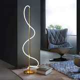 Lampadar, Model AF60040-1500, 3 Tipuri de Lumina , Inaltime 150 Cm, Auriu