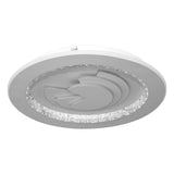 Lustra LED, Model C90/500, cu Telecomanda, 3 Tipuri de Lumina, Intensitate Reglabila, 178W, Alb