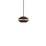 Pendul LED, Model D20893, Lumina Neutra, Inaltime Reglabila, 7W, Negru Mat