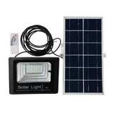 Proiector LED, Model ZS56-009, Rezistent La Apa IP65, Cu Panou Solar, 60W, Cu Telecomanda