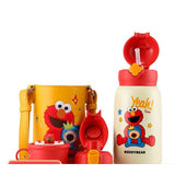 Termos Copii Cu Husa, Pai si Cana, BeddyBear, Sesame Street Elmo, 630 ml, Galben